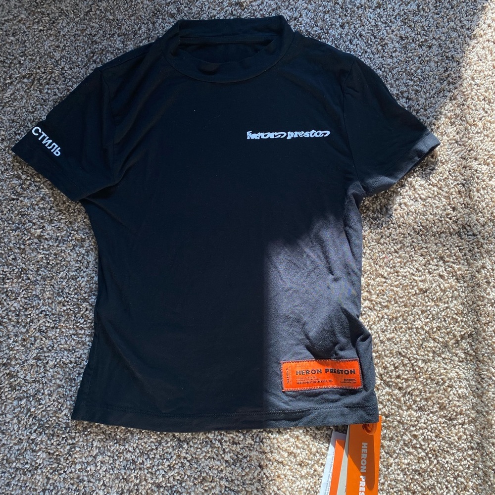 Heron Preston Baby Tee Warped